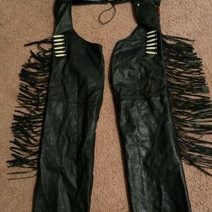 Hot Leathers Fringe Women’s XS Custom Tailored Riding Chaps